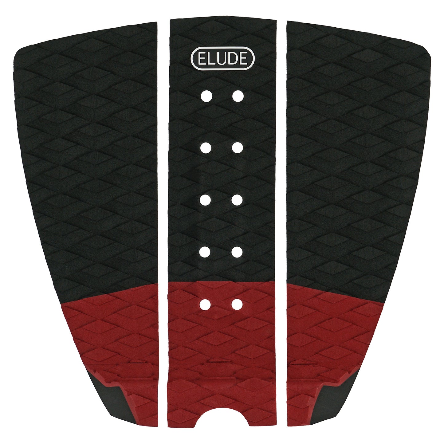 Surfboard traction pad red/black