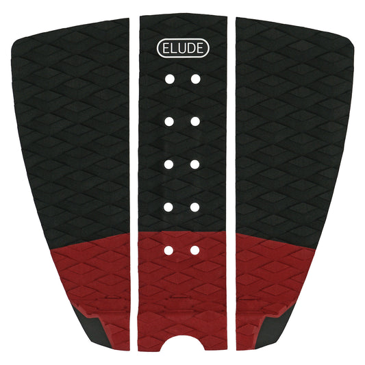 Surfboard traction pad red/black
