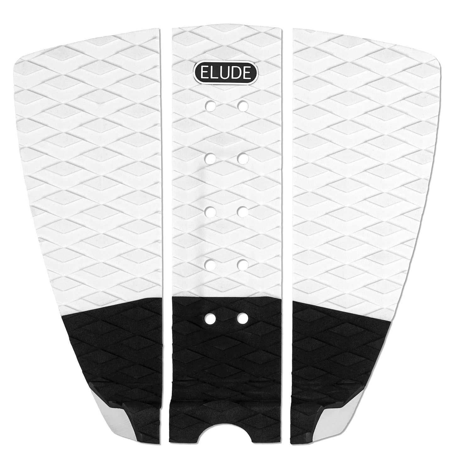 Surfboard traction pad white/black