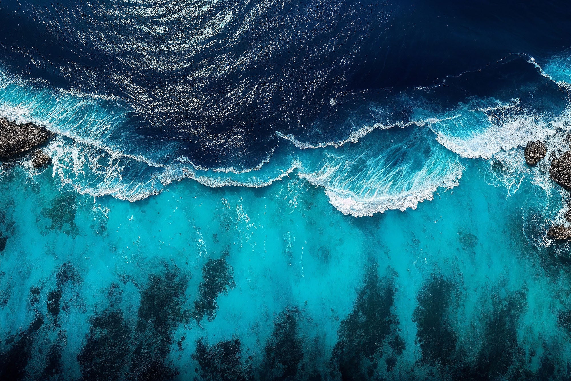 Ocean with rocks