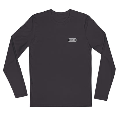 Long sleeve t-shirt front view charcoal