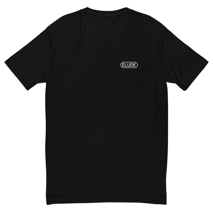 Short sleeve t-shirt front view black